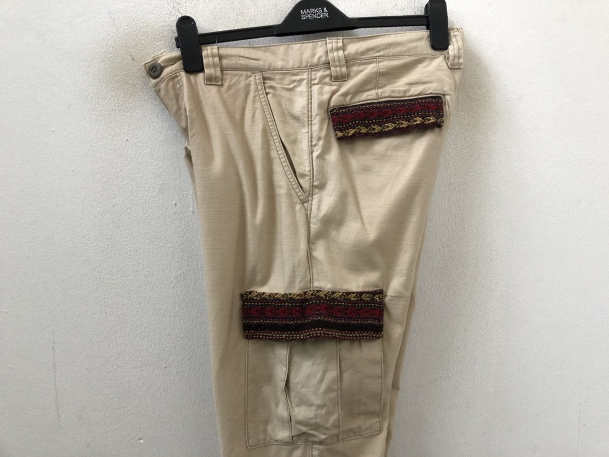 Vintage Mackdaddy Japan Knitted Flap Pocket Slim Cargo Trouser Size US 32 / EU 48 - 12 Thumbnail
