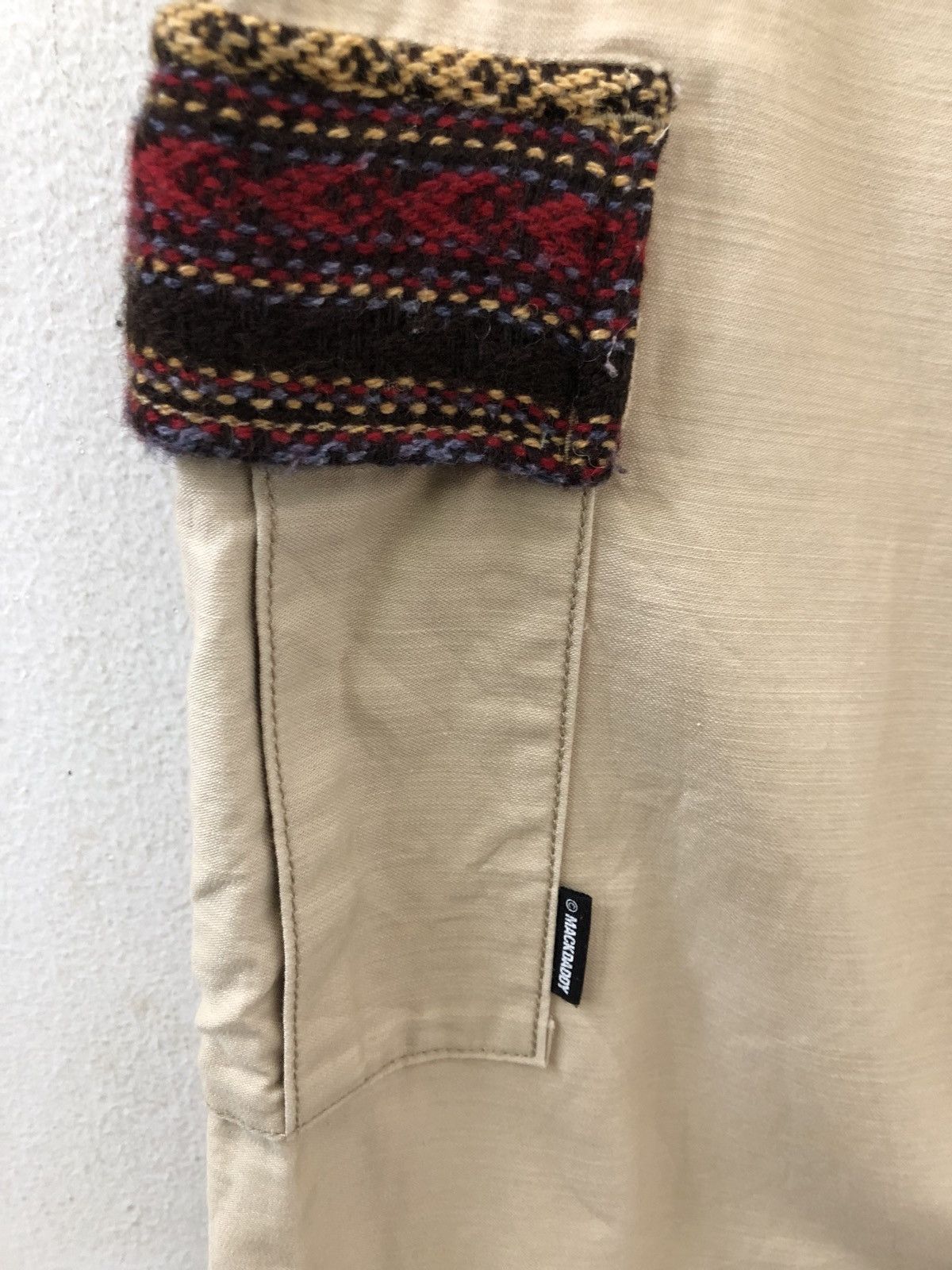 Vintage Mackdaddy Japan Knitted Flap Pocket Slim Cargo Trouser Size US 32 / EU 48 - 4 Thumbnail