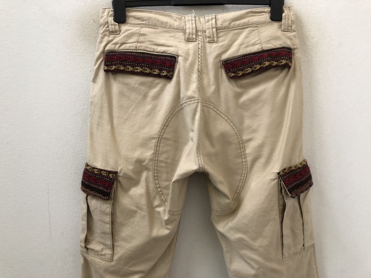 Vintage Mackdaddy Japan Knitted Flap Pocket Slim Cargo Trouser Size US 32 / EU 48 - 8 Thumbnail