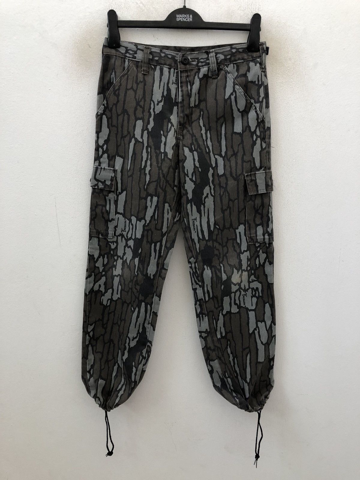 Liberty × Vintage Vintage Liberty Usa Trebark Camouflage Drawstring Hem Cargo Size US 29 - 2 Thumbnail