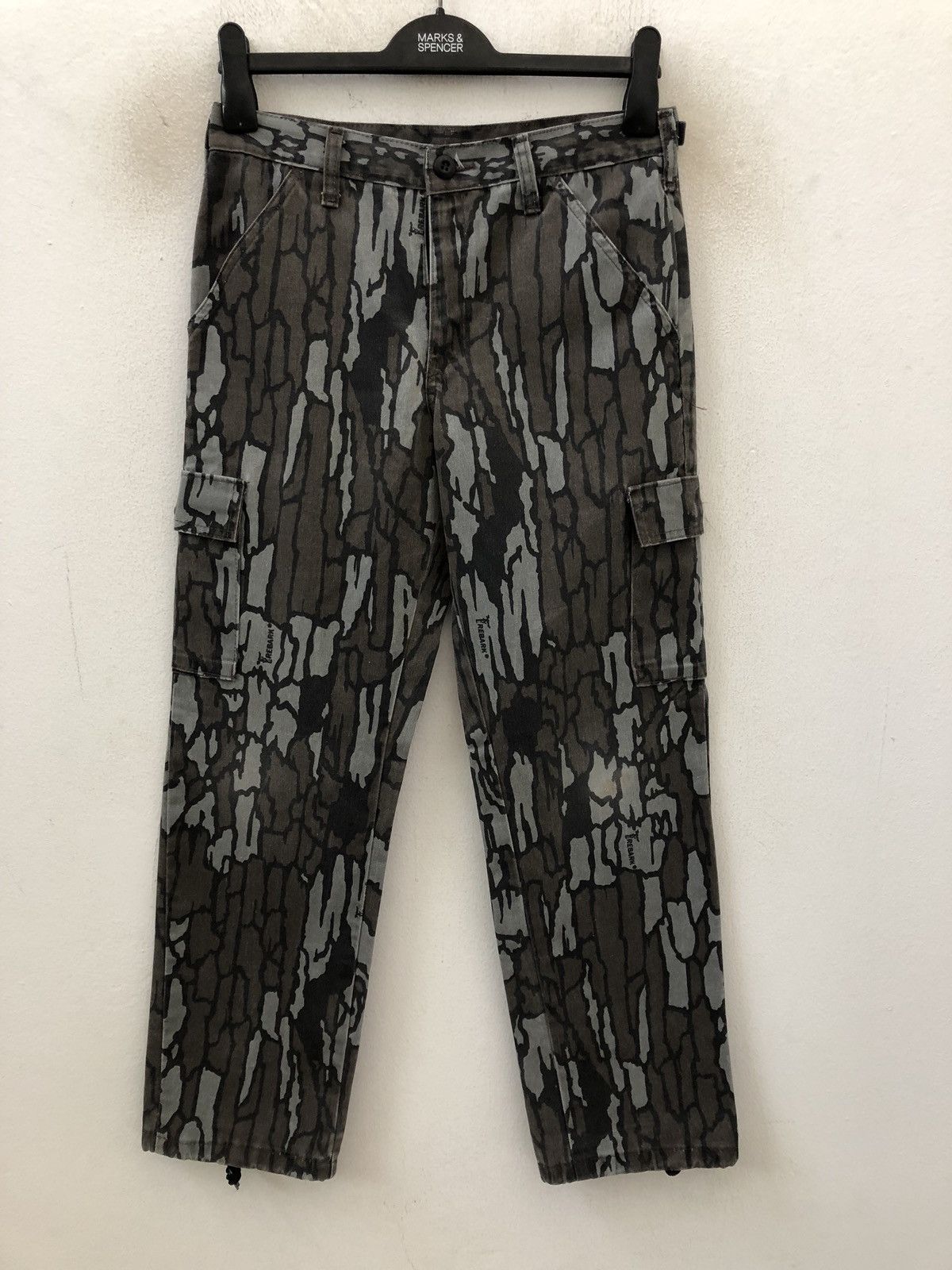 Vintage Liberty Usa Trebark Camouflage Drawstring Hem Cargo