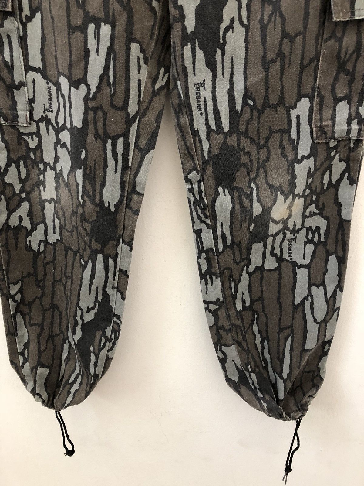 Liberty × Vintage Vintage Liberty Usa Trebark Camouflage Drawstring Hem Cargo Size US 29 - 4 Thumbnail