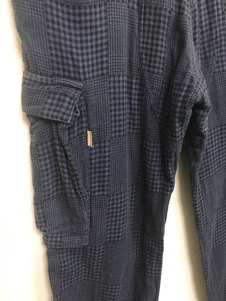 Vintage Japanese Designer Tartan Plaid Check Drawstring Hem Cargo Size US 32 / EU 48 - 14 Thumbnail