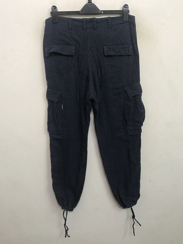 Vintage Japanese Designer Tartan Plaid Check Drawstring Hem Cargo Size US 32 / EU 48 - 9 Thumbnail