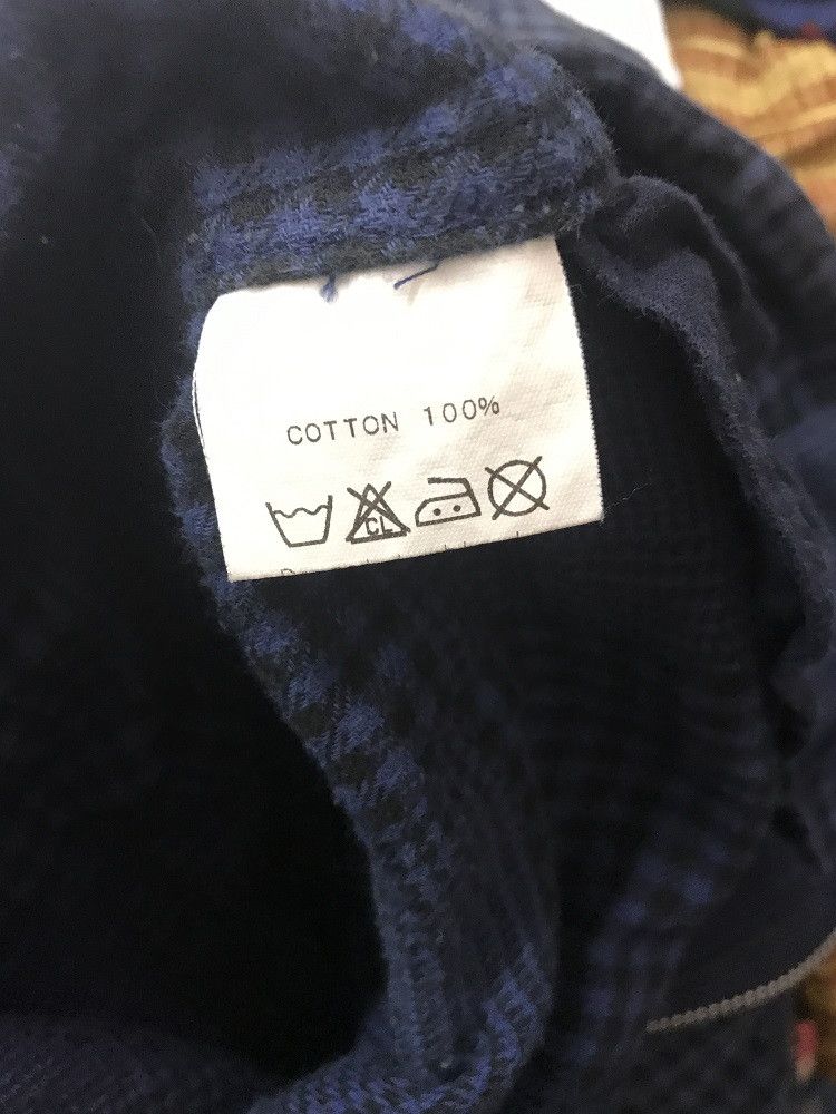 Vintage Japanese Designer Tartan Plaid Check Drawstring Hem Cargo Size US 32 / EU 48 - 20 Thumbnail