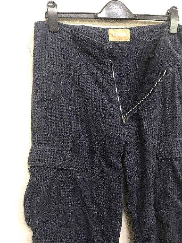 Vintage Japanese Designer Tartan Plaid Check Drawstring Hem Cargo Size US 32 / EU 48 - 4 Thumbnail
