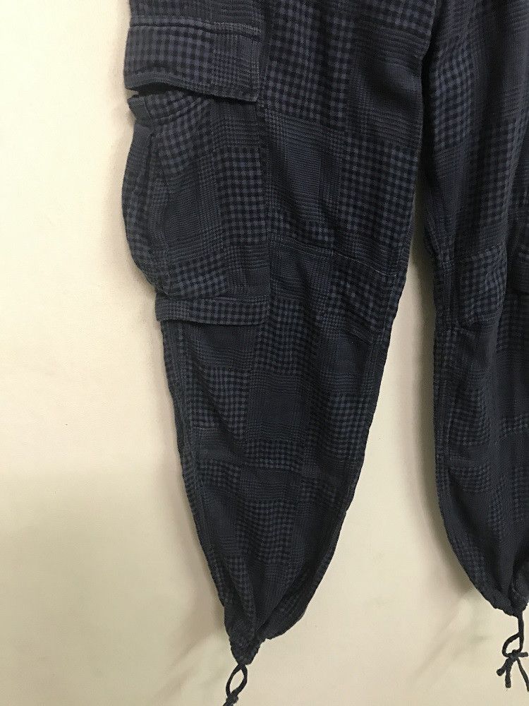 Vintage Japanese Designer Tartan Plaid Check Drawstring Hem Cargo Size US 32 / EU 48 - 5 Thumbnail
