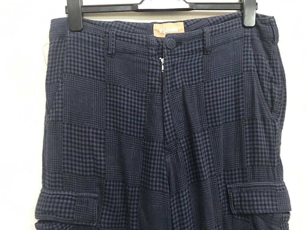 Vintage Japanese Designer Tartan Plaid Check Drawstring Hem Cargo Size US 32 / EU 48 - 3 Thumbnail