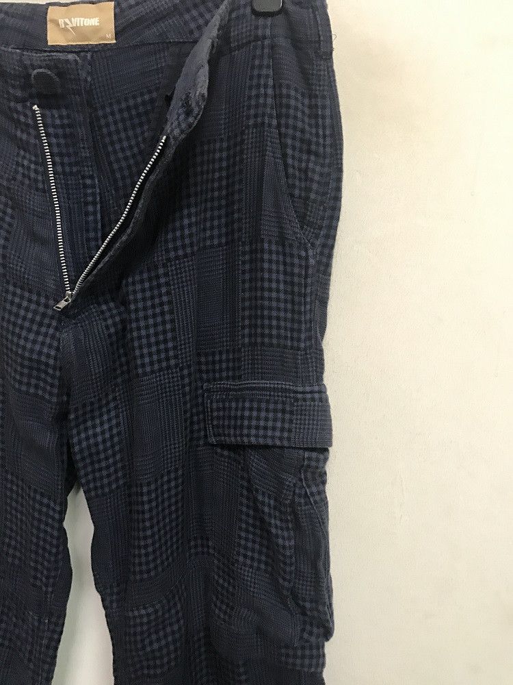 Vintage Japanese Designer Tartan Plaid Check Drawstring Hem Cargo Size US 32 / EU 48 - 6 Thumbnail