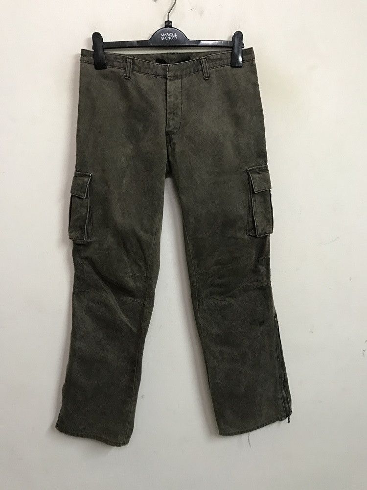 RIPVANWINKLE Rip Van Winkle Japan Thick Stiff Multi Pocket Cargo Zip Hem Size US 30 / EU 46 - 1 Thumbnail