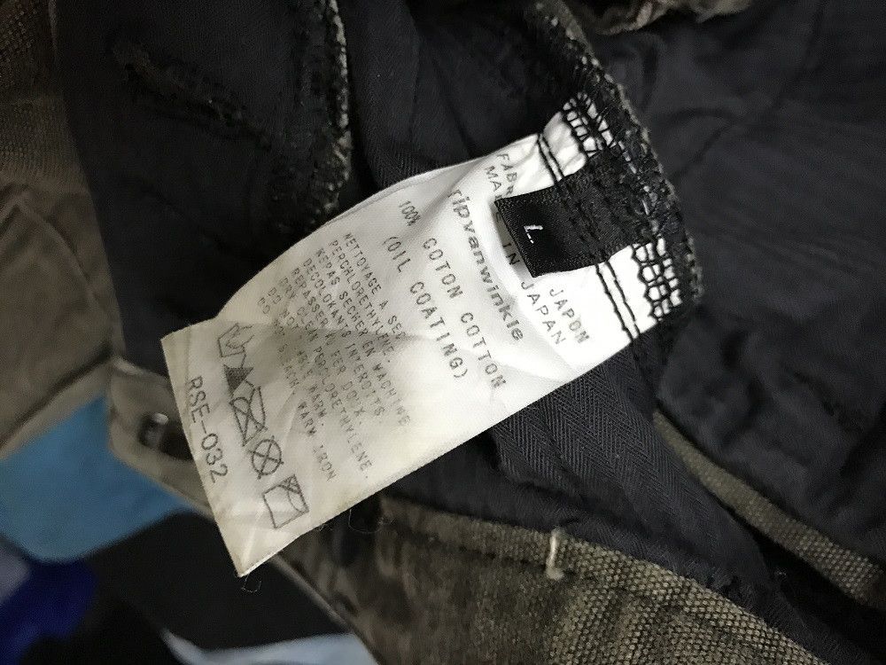 RIPVANWINKLE Rip Van Winkle Japan Thick Stiff Multi Pocket Cargo Zip Hem Size US 30 / EU 46 - 25 Thumbnail