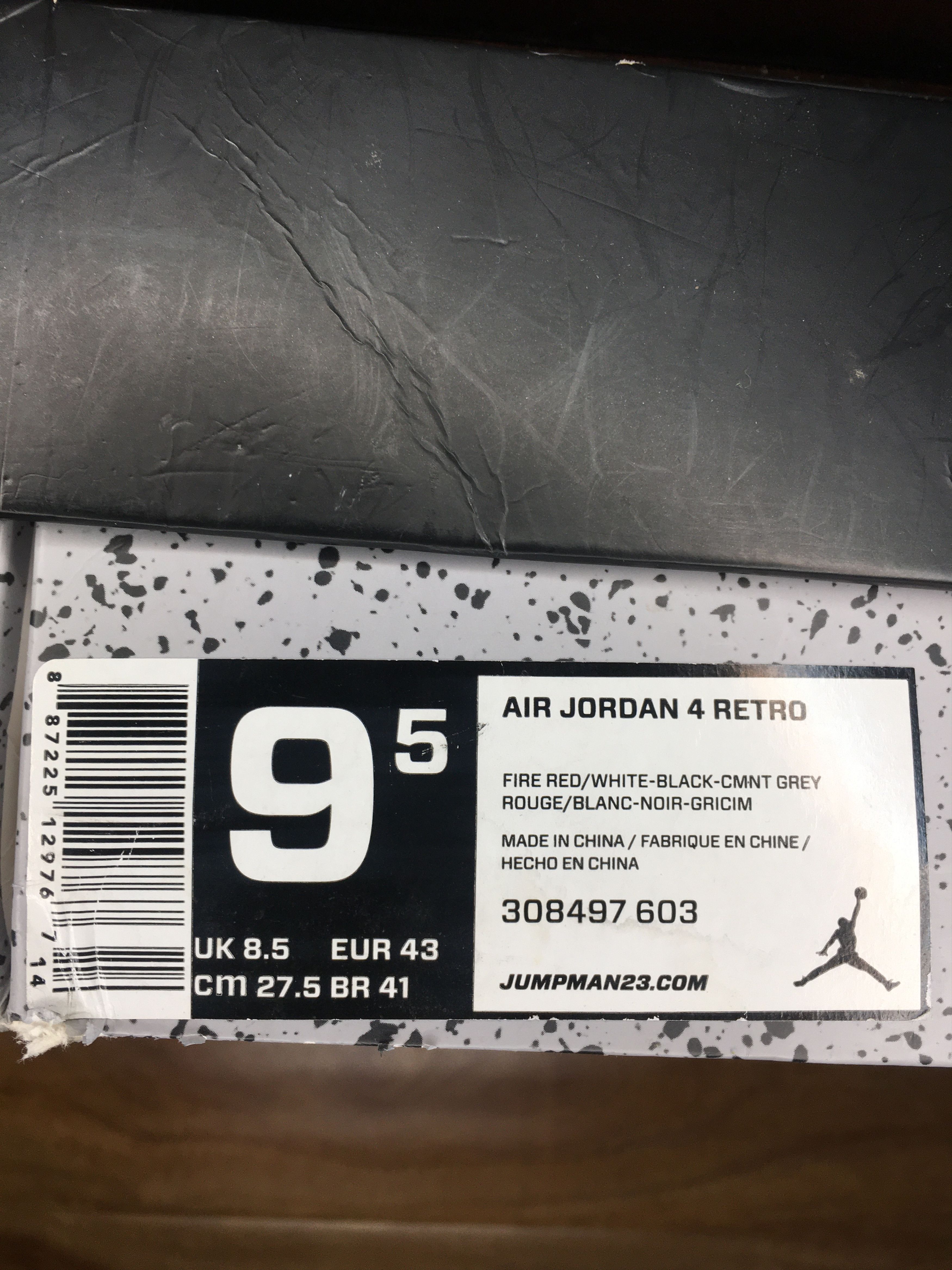 Jordan Brand Air Jordan 4 Retro Toro Bravo 2013 Size US 9.5 / EU 42-43 - 9 Thumbnail