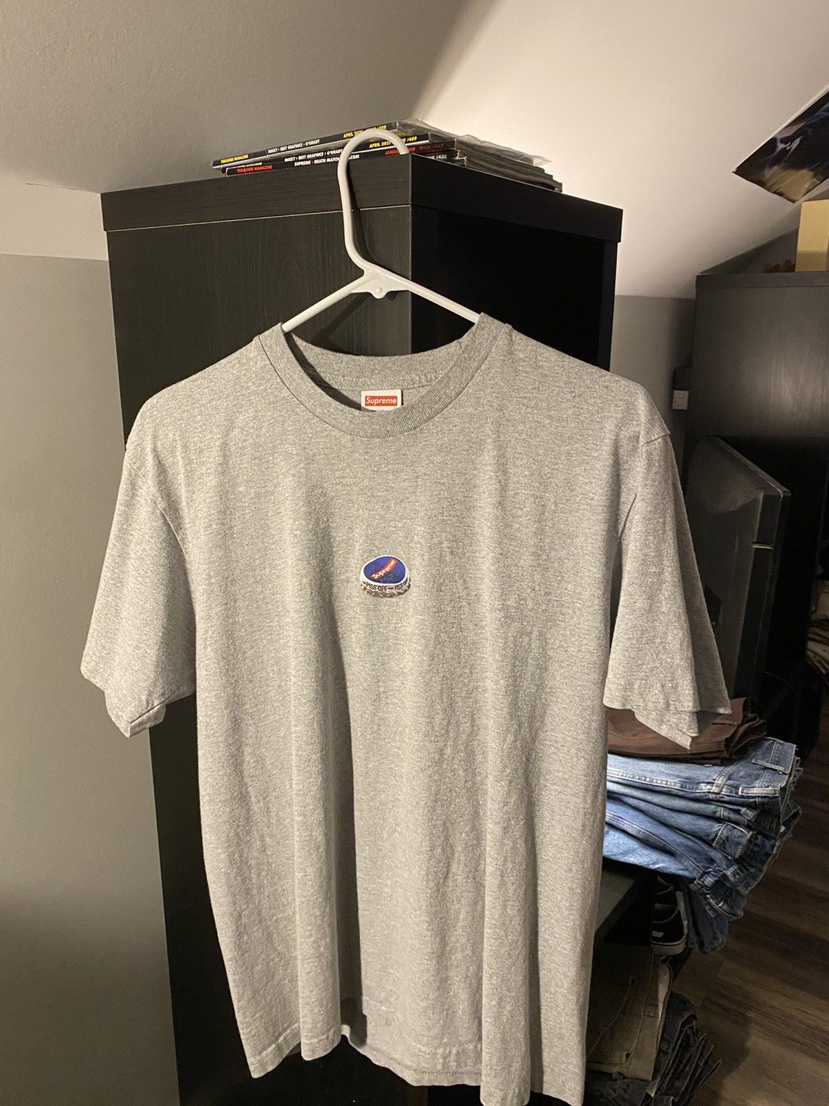 Supreme Bottle Cap Tee Black Size LARGE FW18 | eBay
