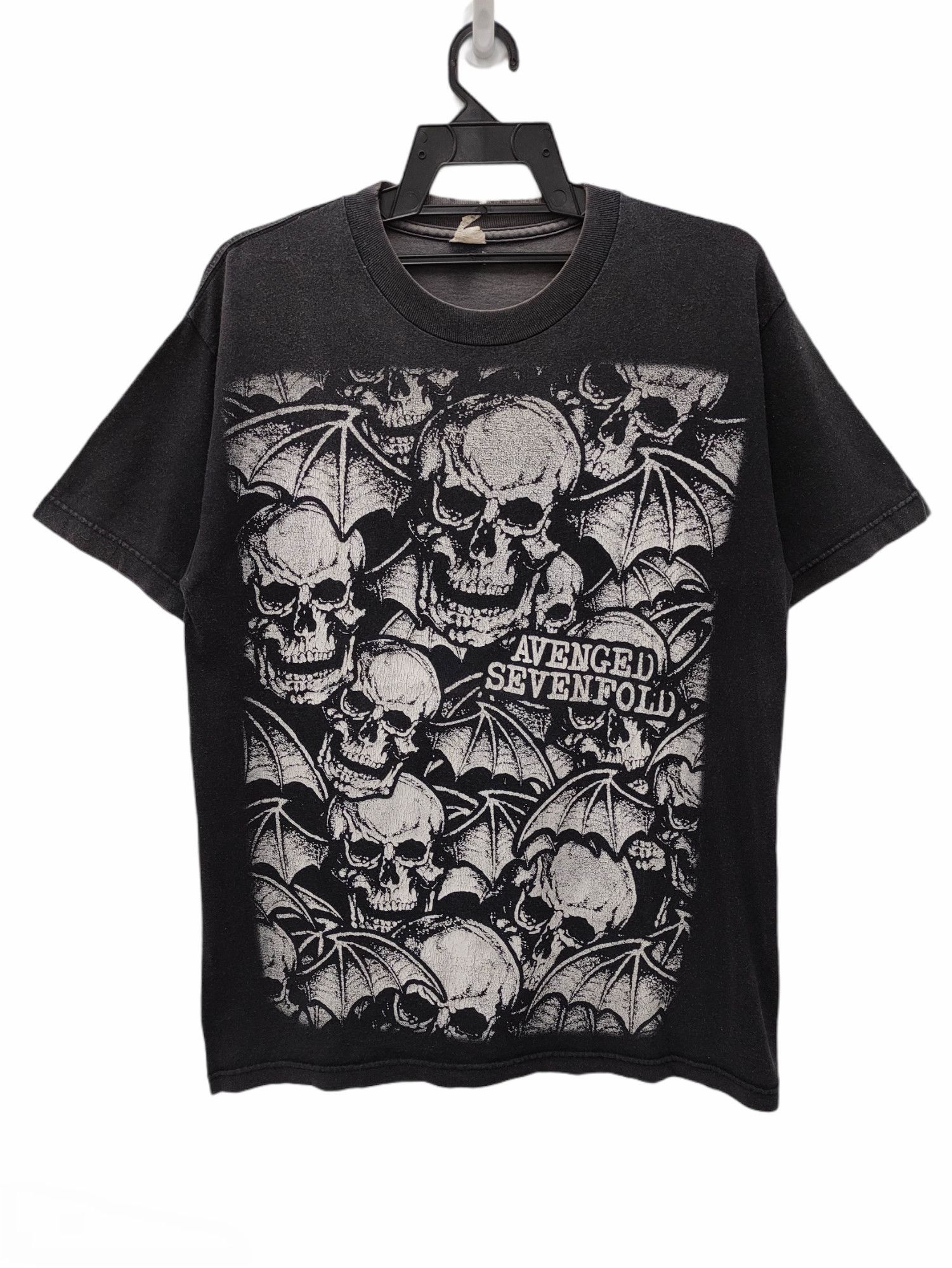 🔥LAST DROP AVENGED SEVENFOLD DEATHBAT ALL OVER T-SHIRT