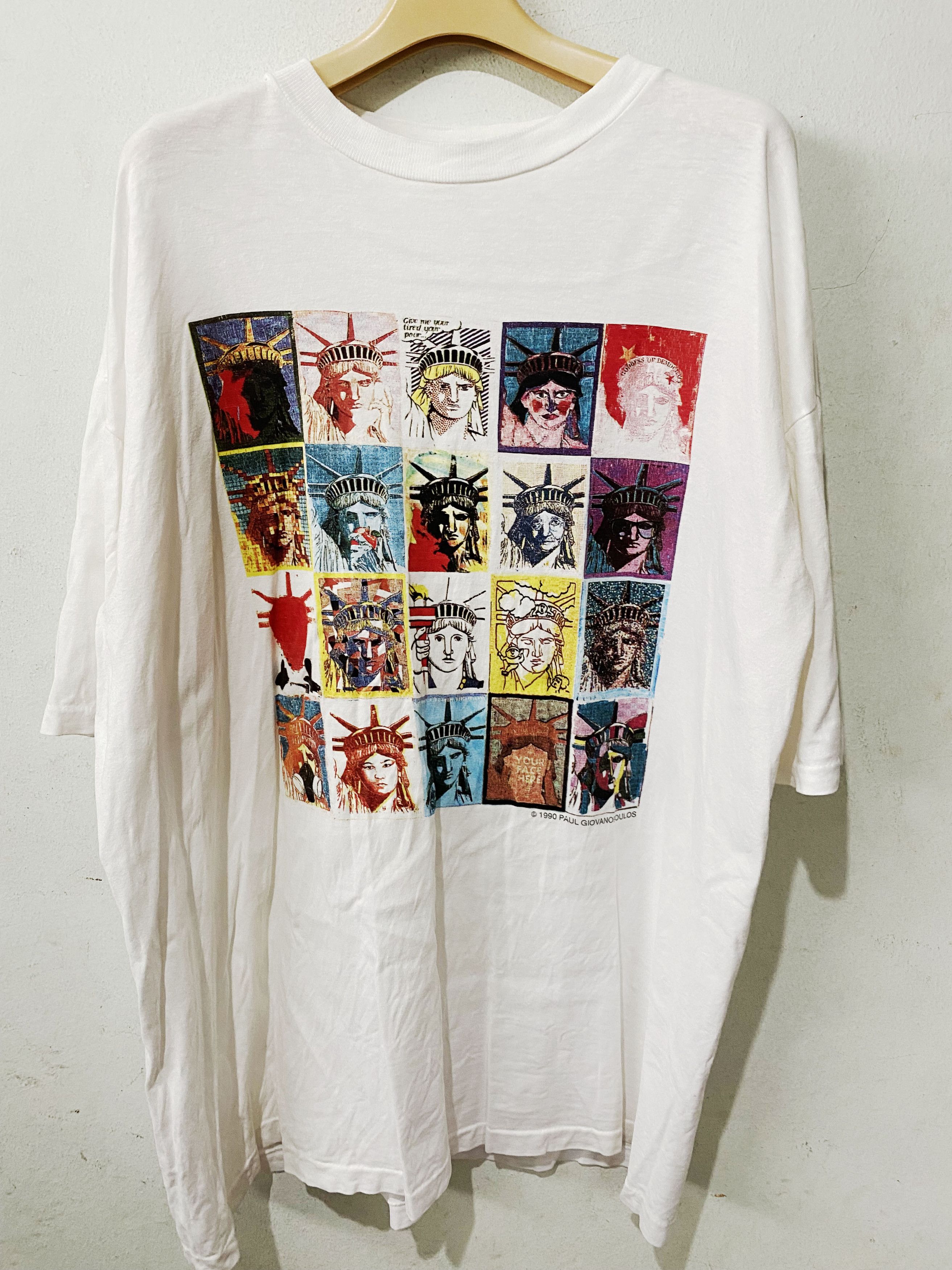 Vintage 1990 Paul Giovanopoulos Art Shirt