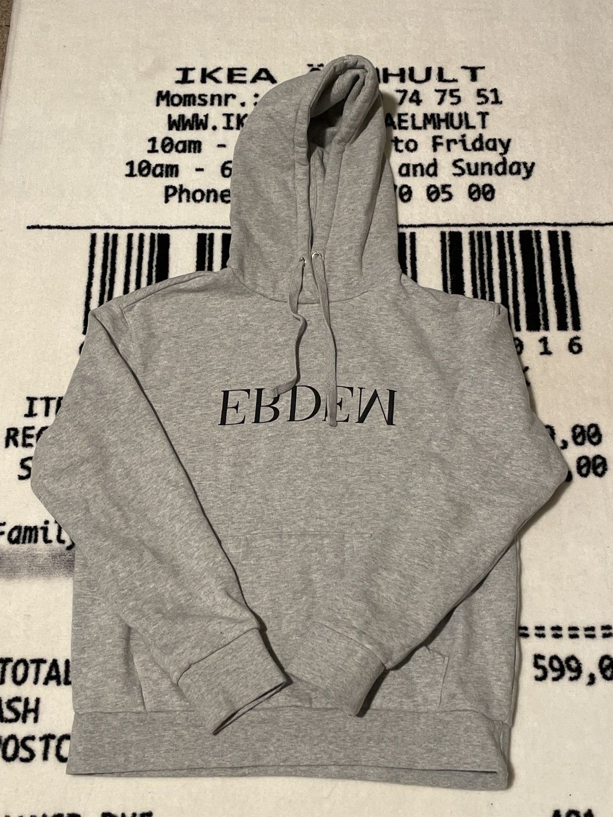 Erdem × H&M Erdem Logo Hoodie Grey | Grailed