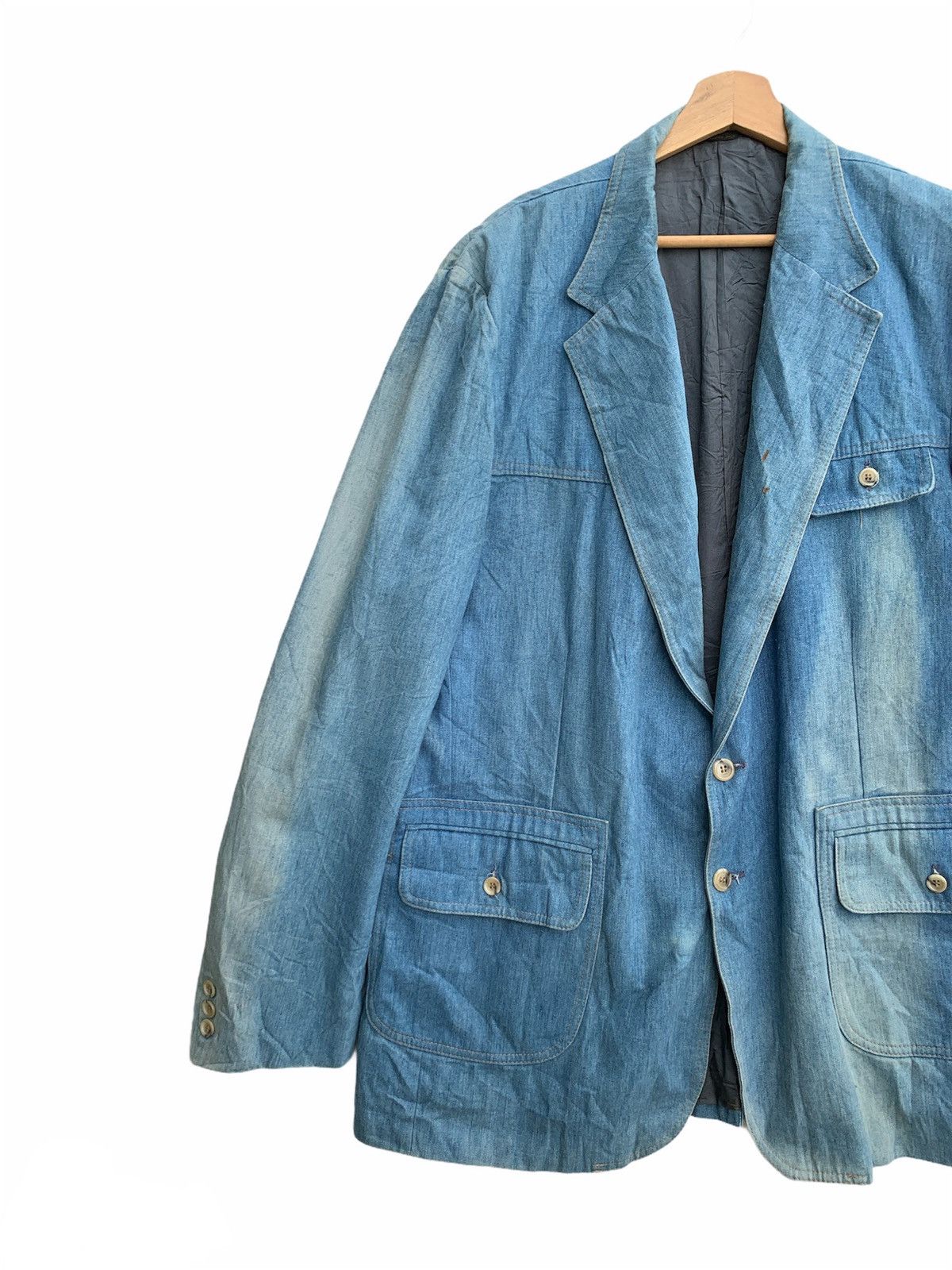 Levi's Vintage 70s Levis Panatela Casual Denim Jacket Size US XL / EU 56 / 4 - 2 Thumbnail