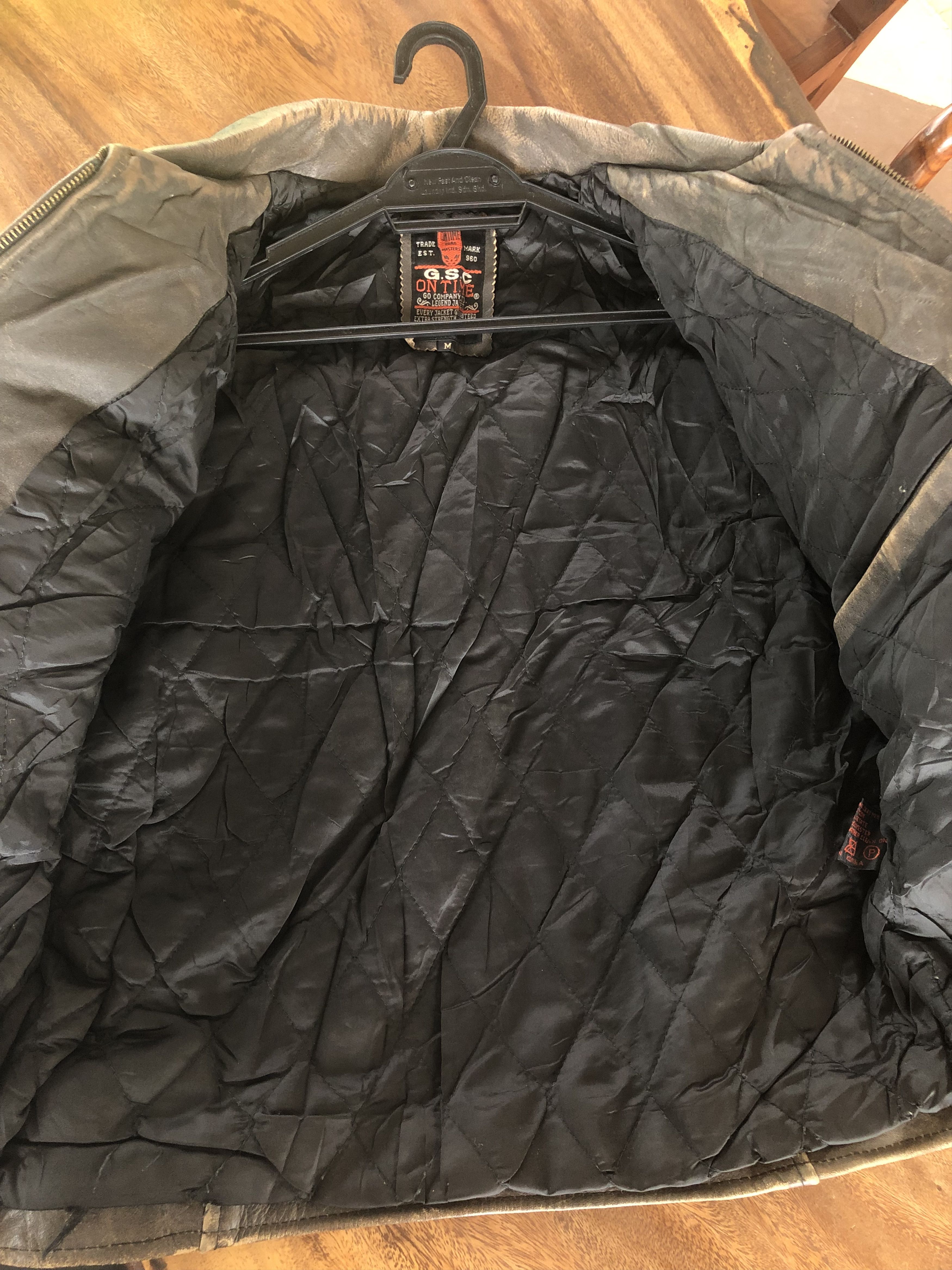 Japanese Brand VINTAGE ROAD MASTERS MOTORCYCLE LEATHER JACKET Size US M / EU 48-50 / 2 - 11 Thumbnail