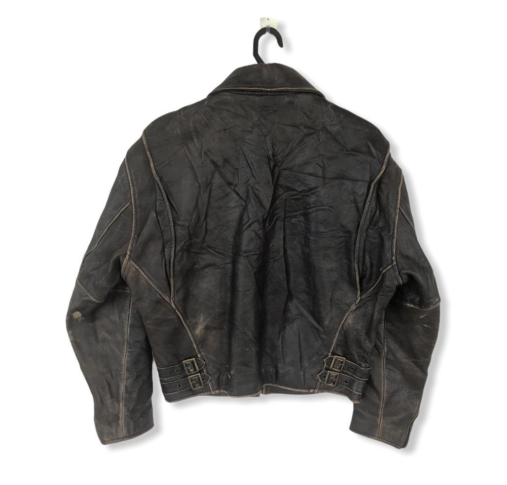 Japanese Brand × Leather Jacket × Vintage VINTAGE ROAD