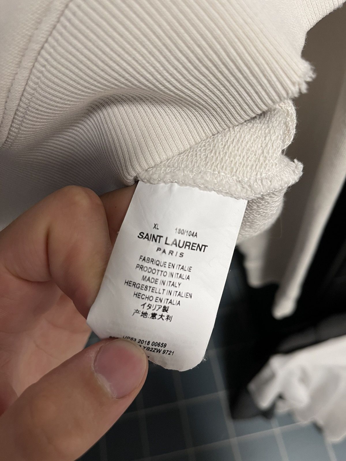 Saint Laurent Paris Leo-Print Hoodie Size US XL / EU 56 / 4 - 4 Thumbnail