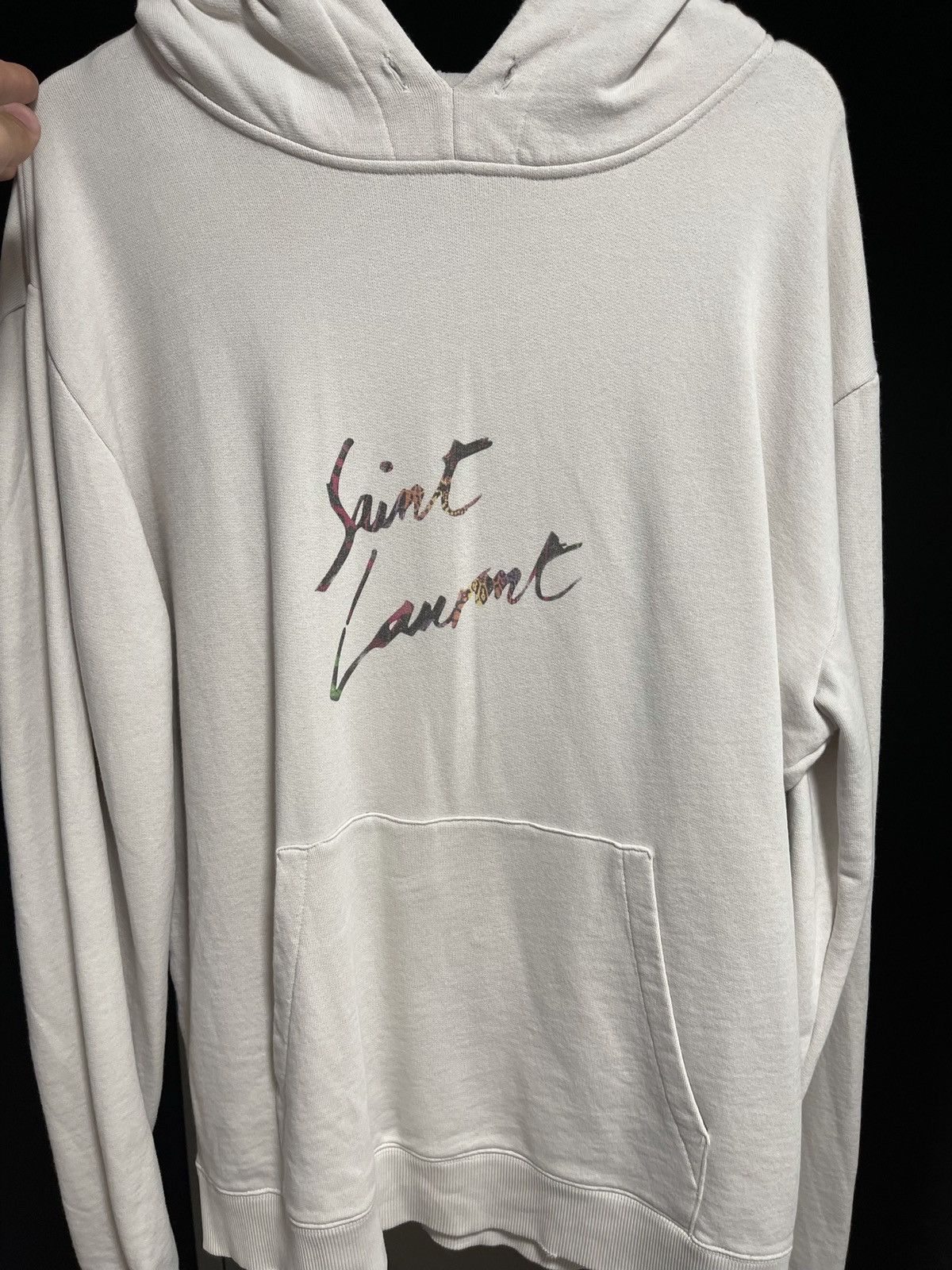 Saint Laurent Paris Leo-Print Hoodie Size US XL / EU 56 / 4 - 1 Thumbnail