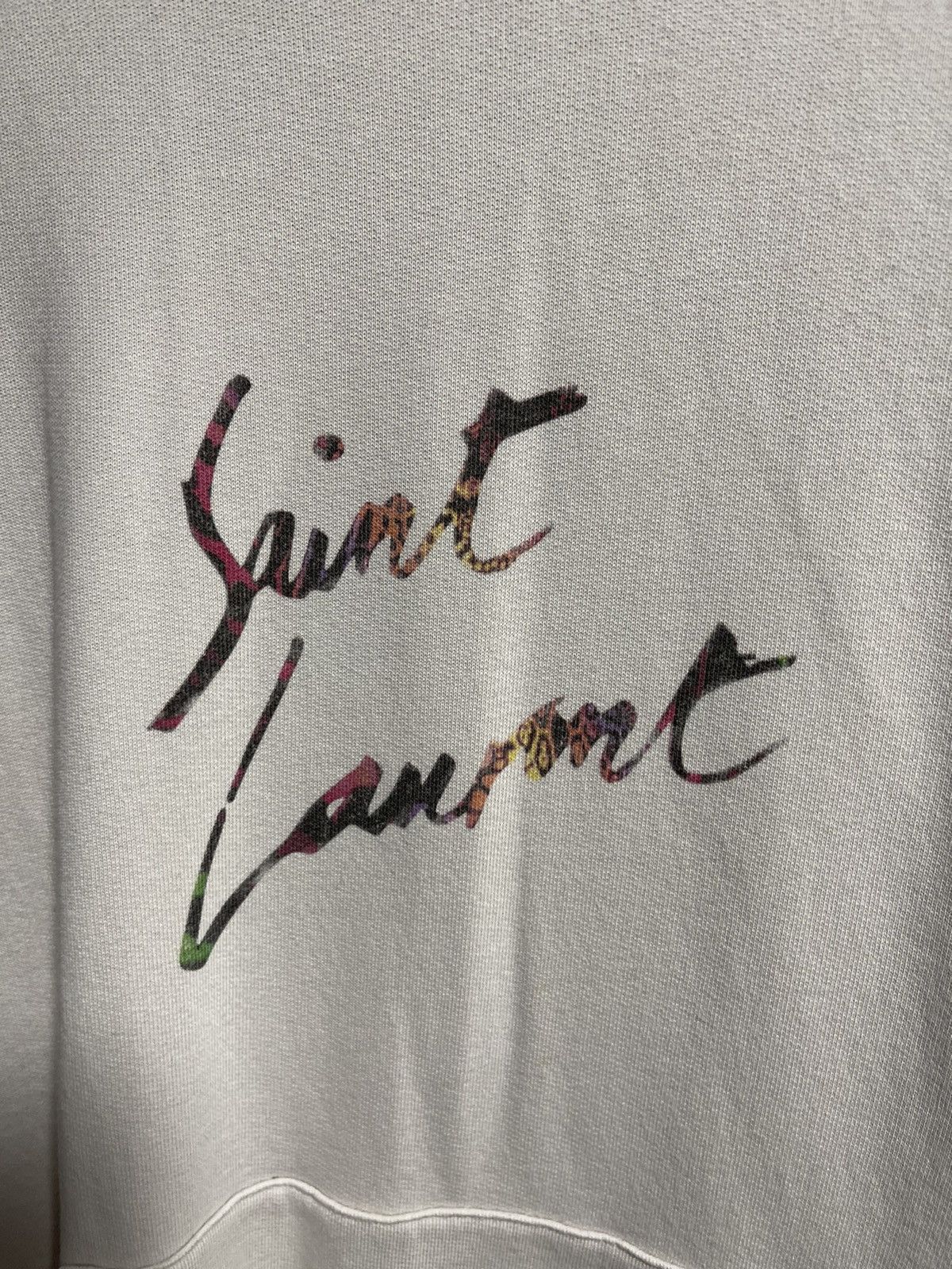 Saint Laurent Paris Leo-Print Hoodie Size US XL / EU 56 / 4 - 2 Thumbnail