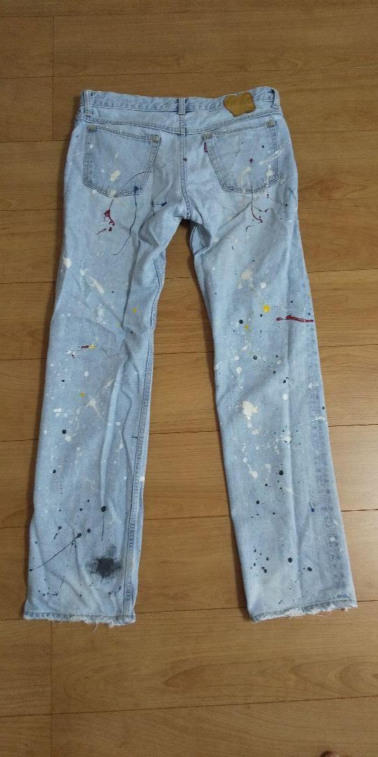 Number (N)ine Number (n)ine ss06 painter splatter jeans Size US 31 - 2 Thumbnail
