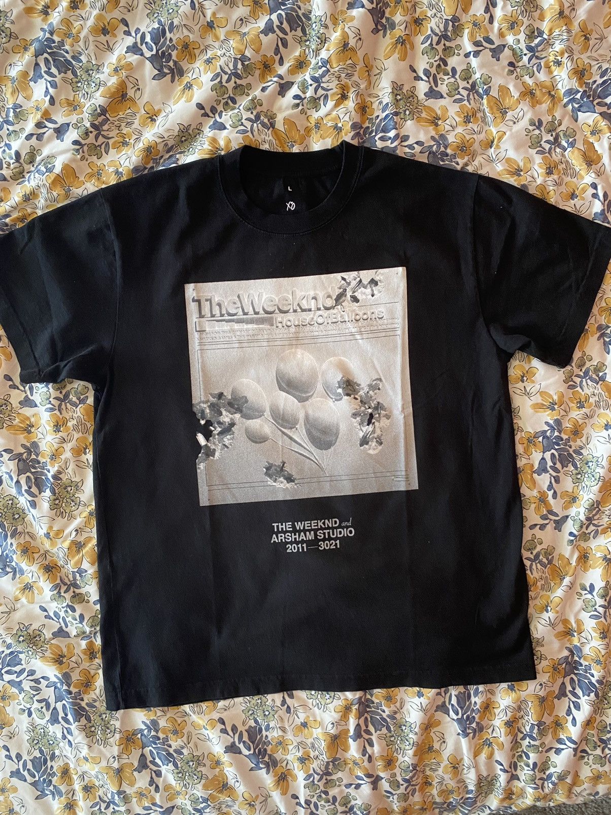 Daniel Arsham The Weeknd House of Balloons purchases shirt