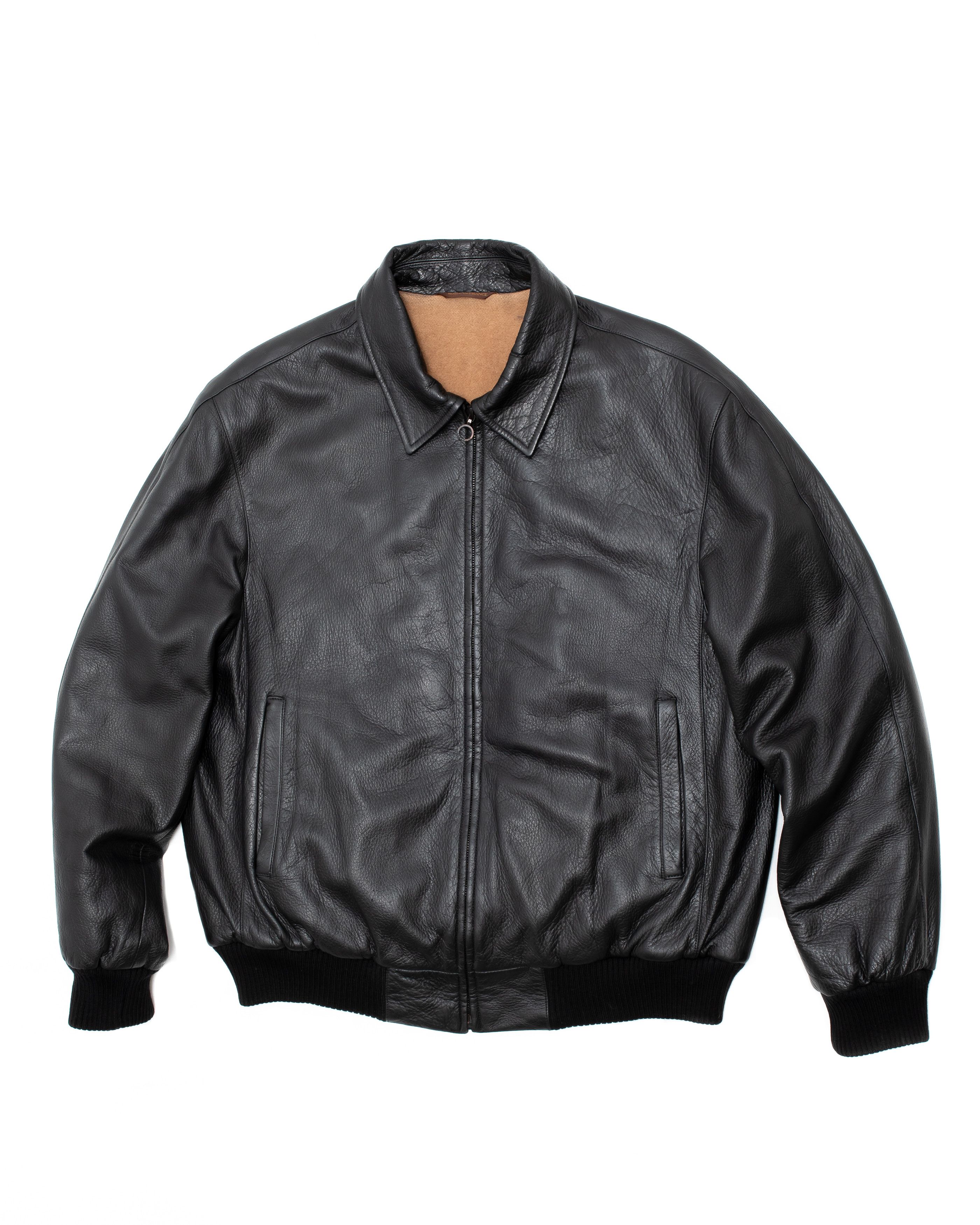 Very Rare SERAPHIN Lamb Leather Bomber with Baby Camel Hair Lining ...