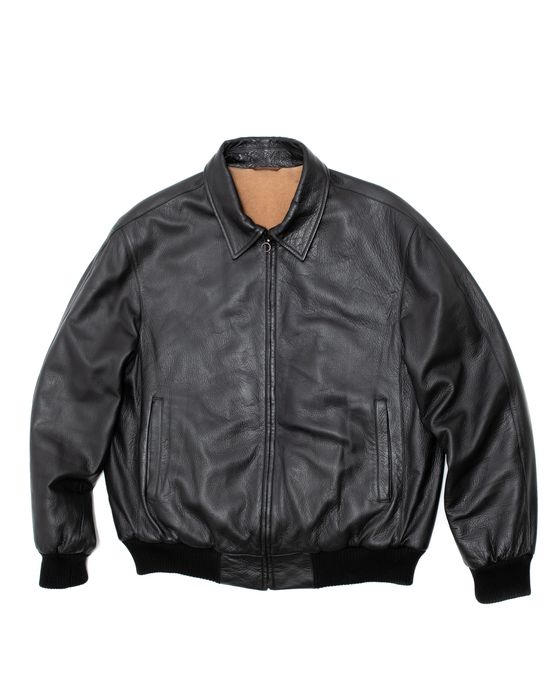 Very Rare SERAPHIN Lamb Leather Bomber with Baby Camel Hair Lining ...