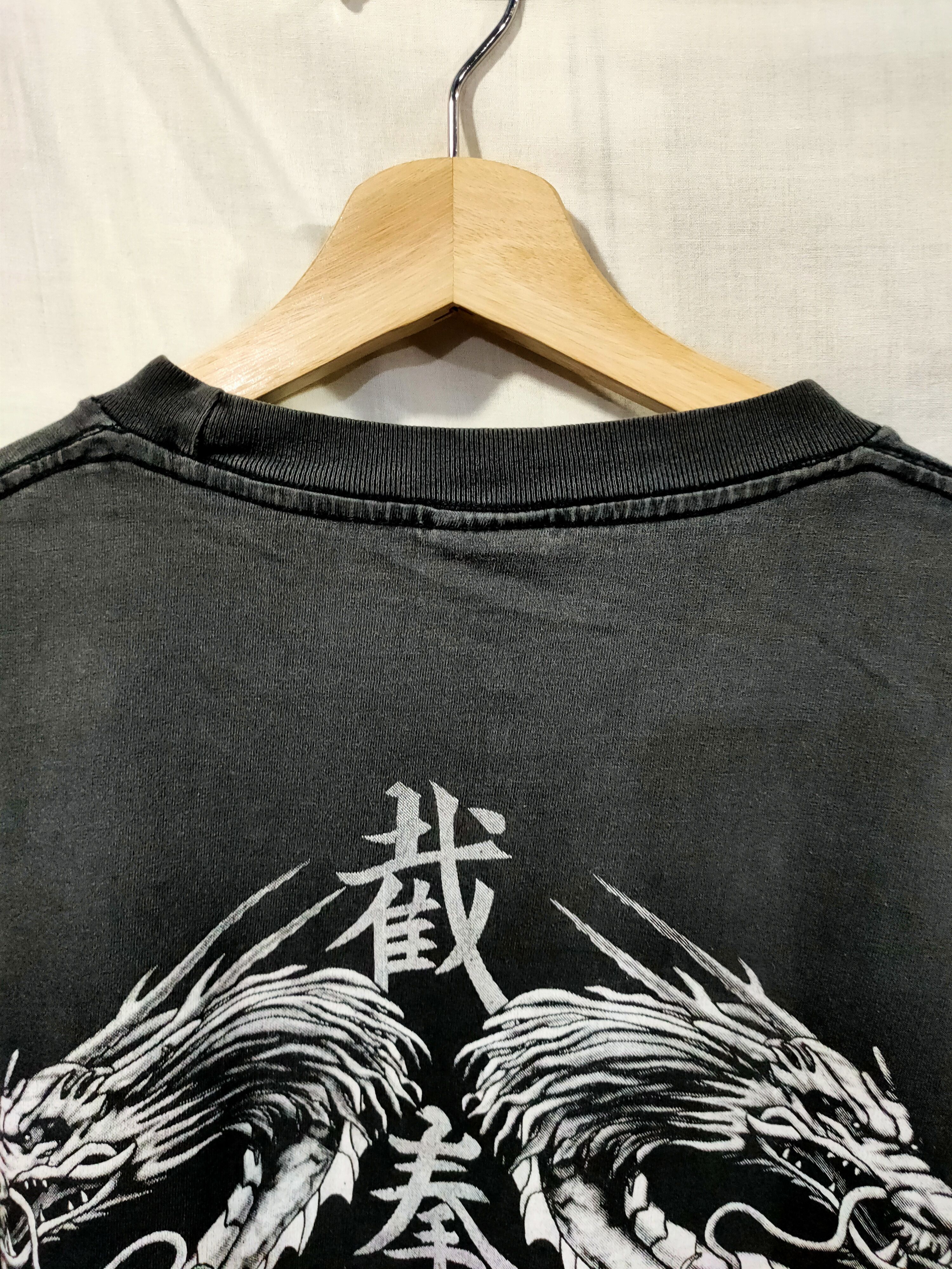 Dragonfly Vintage 90s import gear Tee fullprint mirror dragon logo Size US XL / EU 56 / 4 - 8 Thumbnail