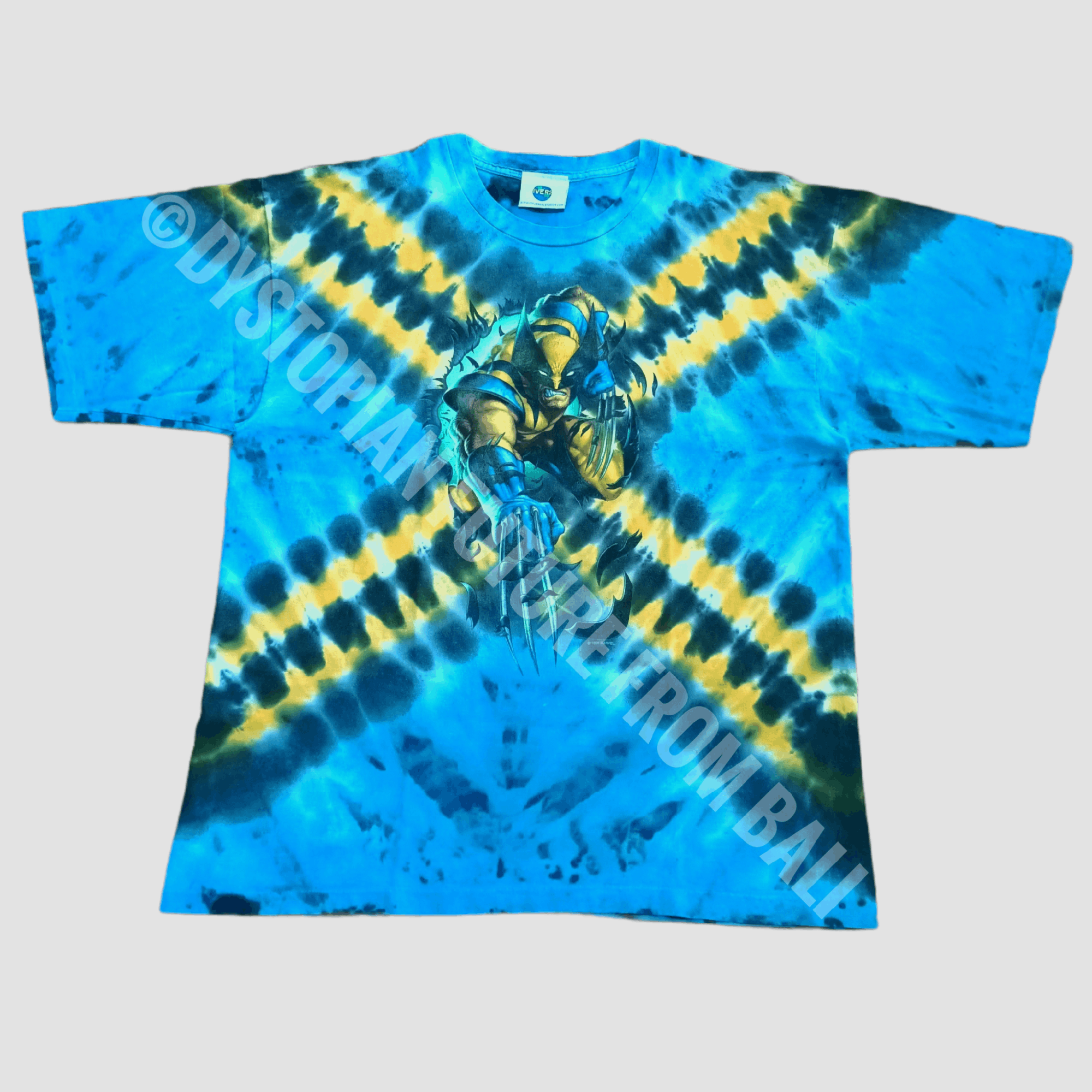 Marvel Comics Vtg 1999 Marvel X-Men Wolverine Universal Studio TieDye Tee Size US XXL / EU 58 / 5 - 1 Thumbnail