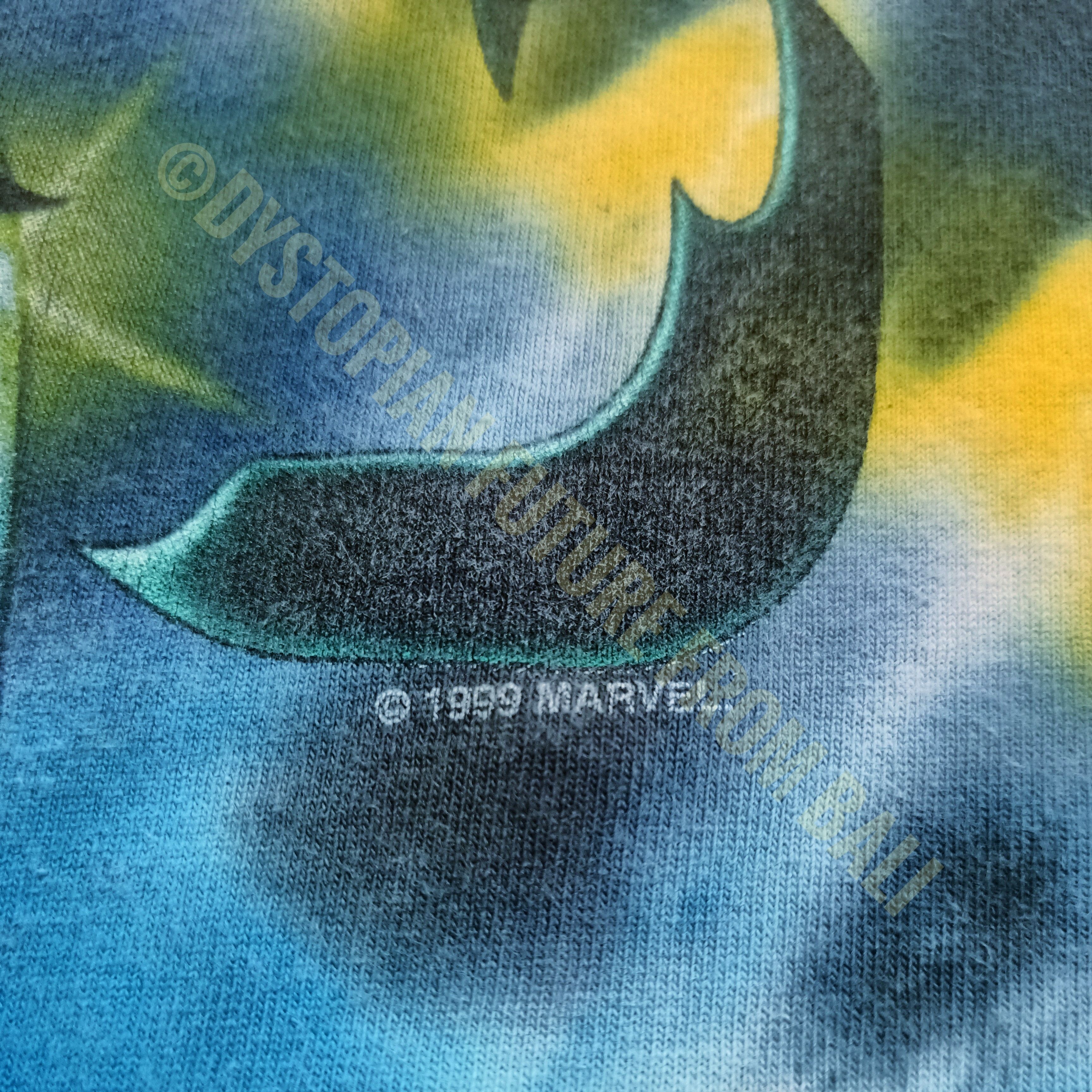 Marvel Comics Vtg 1999 Marvel X-Men Wolverine Universal Studio TieDye Tee Size US XXL / EU 58 / 5 - 4 Thumbnail