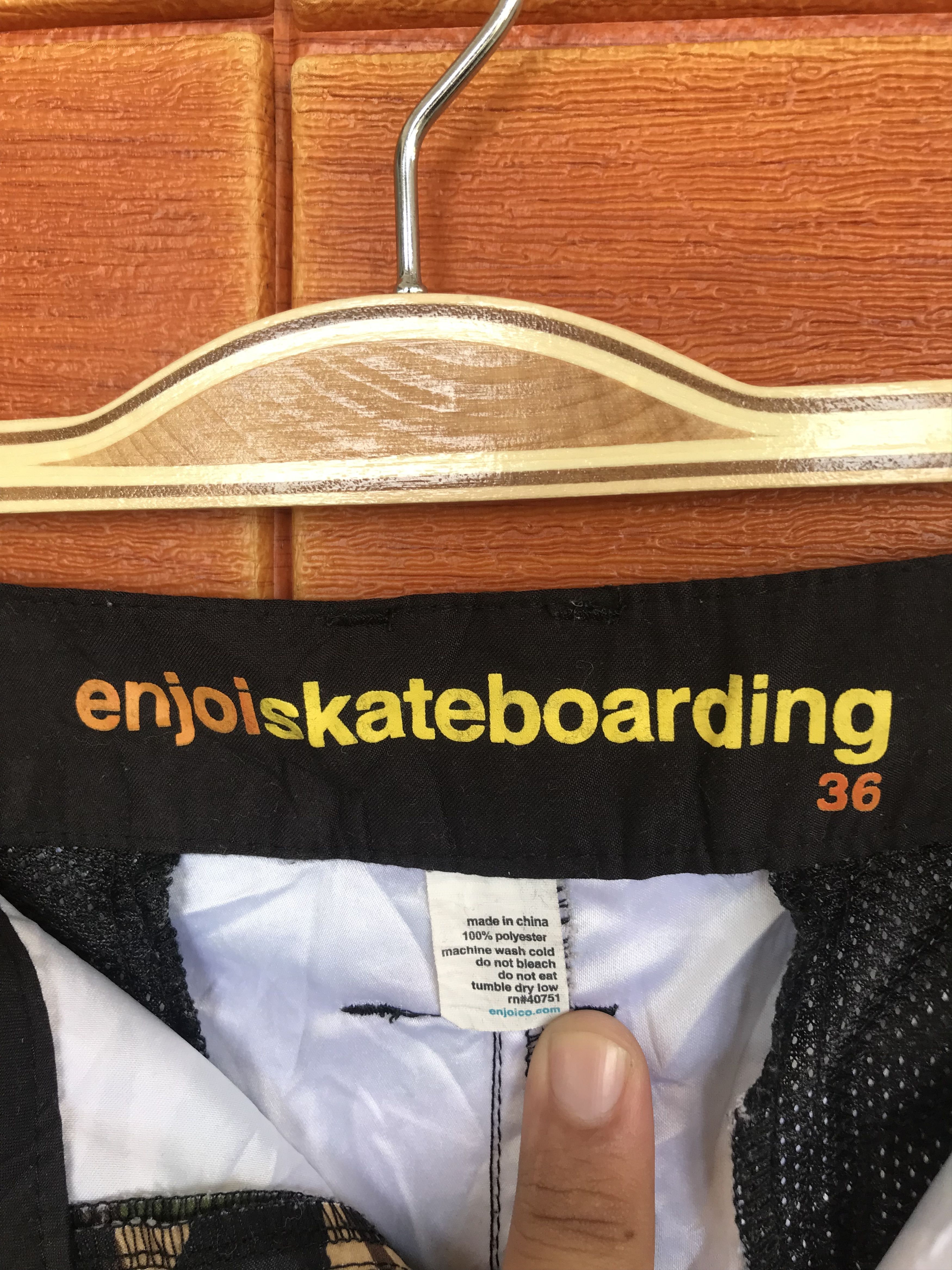 Enjoi Enjoi Skateboarding Camouflaged Cargo Short Pants Size US 36 / EU 52 - 12 Thumbnail