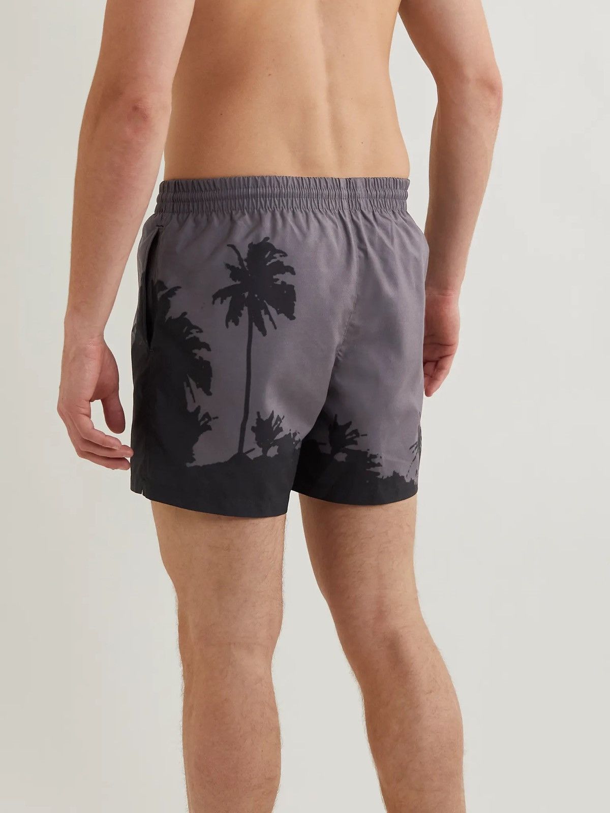 Dries Van Noten Dries Van Noten x Len Lye grey palm tree shorts Size US 32 / EU 48 - 4 Thumbnail