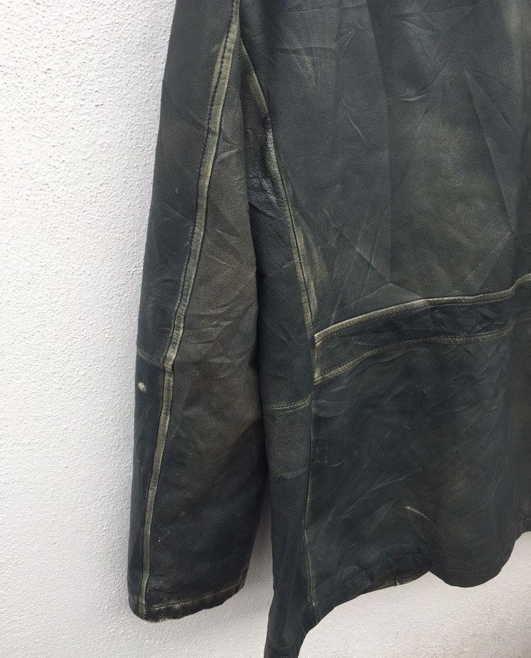 Japanese Brand × Vintage Vintage Japanes 291395=Homme Distressed Leather Goat Jacket Size US M / EU 48-50 / 2 - 6 Thumbnail