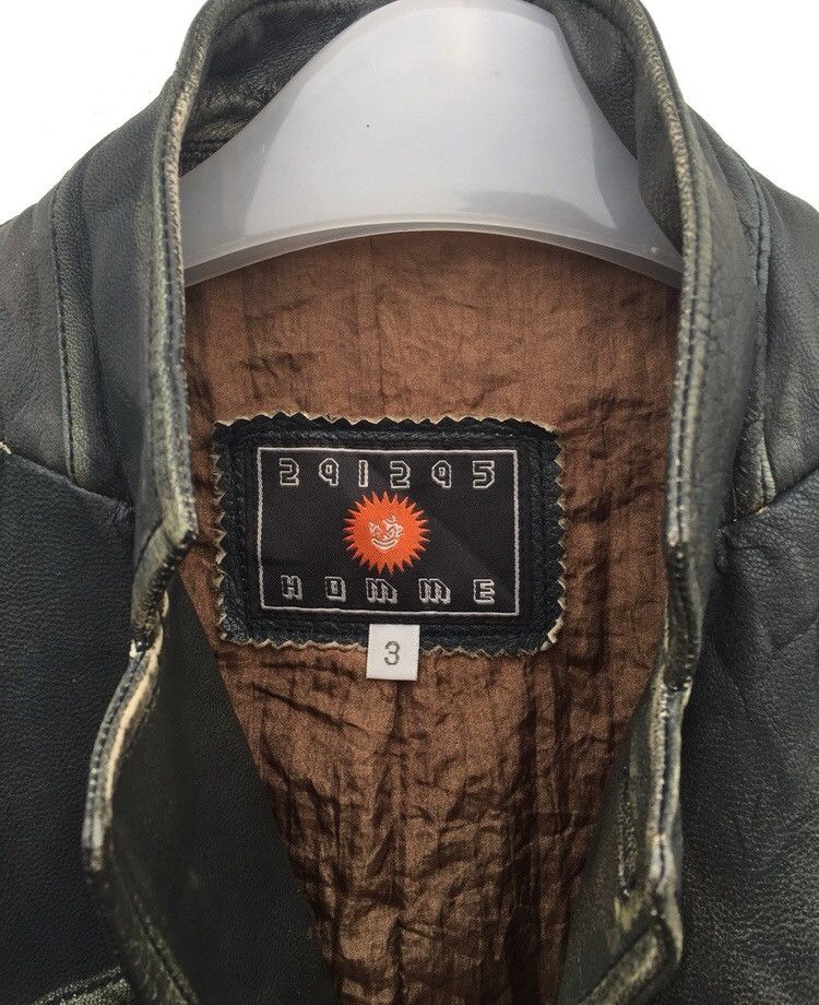 Japanese Brand × Vintage Vintage Japanes 291395=Homme Distressed Leather Goat Jacket Size US M / EU 48-50 / 2 - 9 Thumbnail