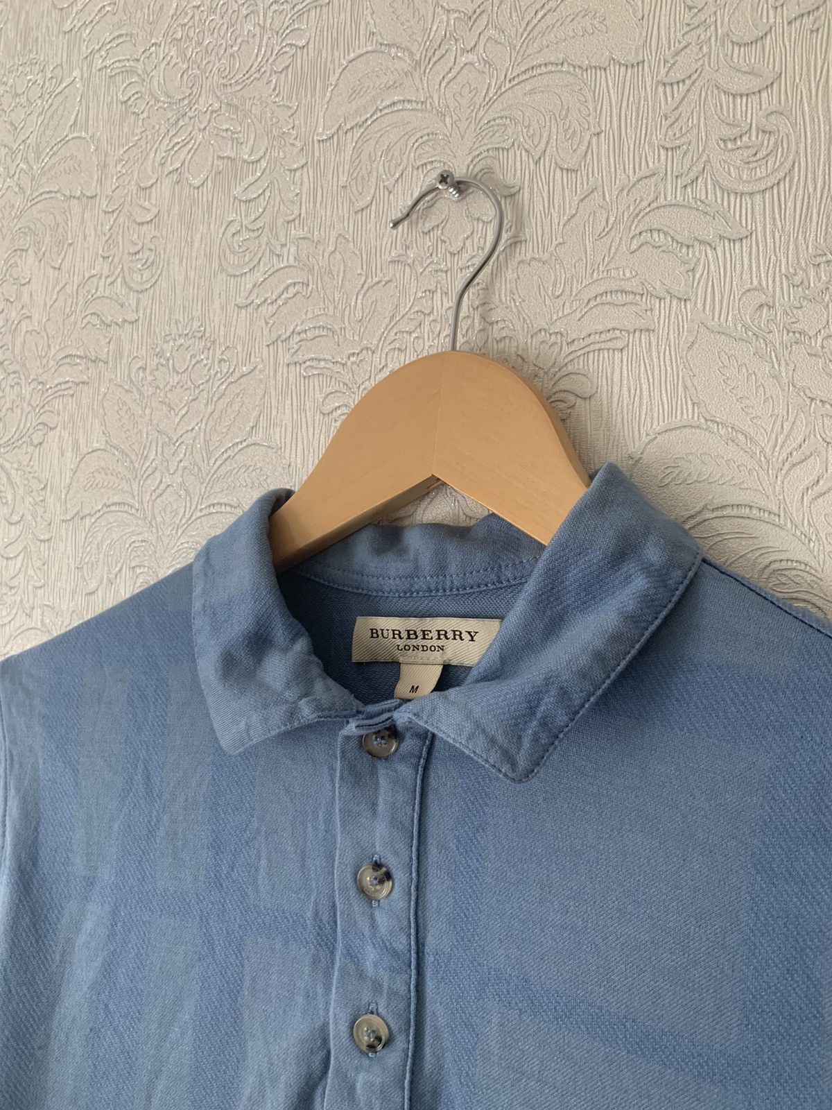 Burberry Burberry polo blue t shirt monogram nova check Size US M / EU 48-50 / 2 - 4 Thumbnail