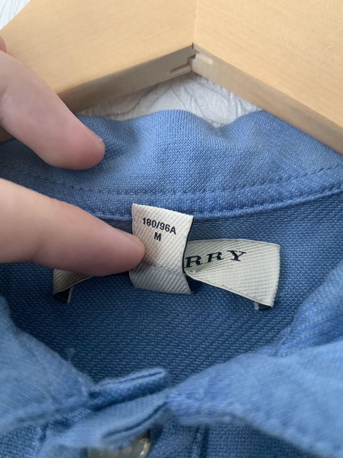 Burberry Burberry polo blue t shirt monogram nova check Size US M / EU 48-50 / 2 - 6 Thumbnail