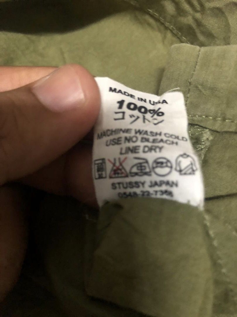 Stussy Archive🔥Stussy Sunfaded Button Down Sleeve Pocket Size US L / EU 52-54 / 3 - 6 Thumbnail