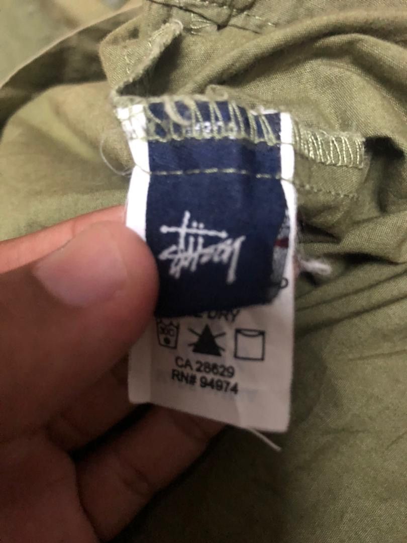 Stussy Archive🔥Stussy Sunfaded Button Down Sleeve Pocket Size US L / EU 52-54 / 3 - 5 Thumbnail