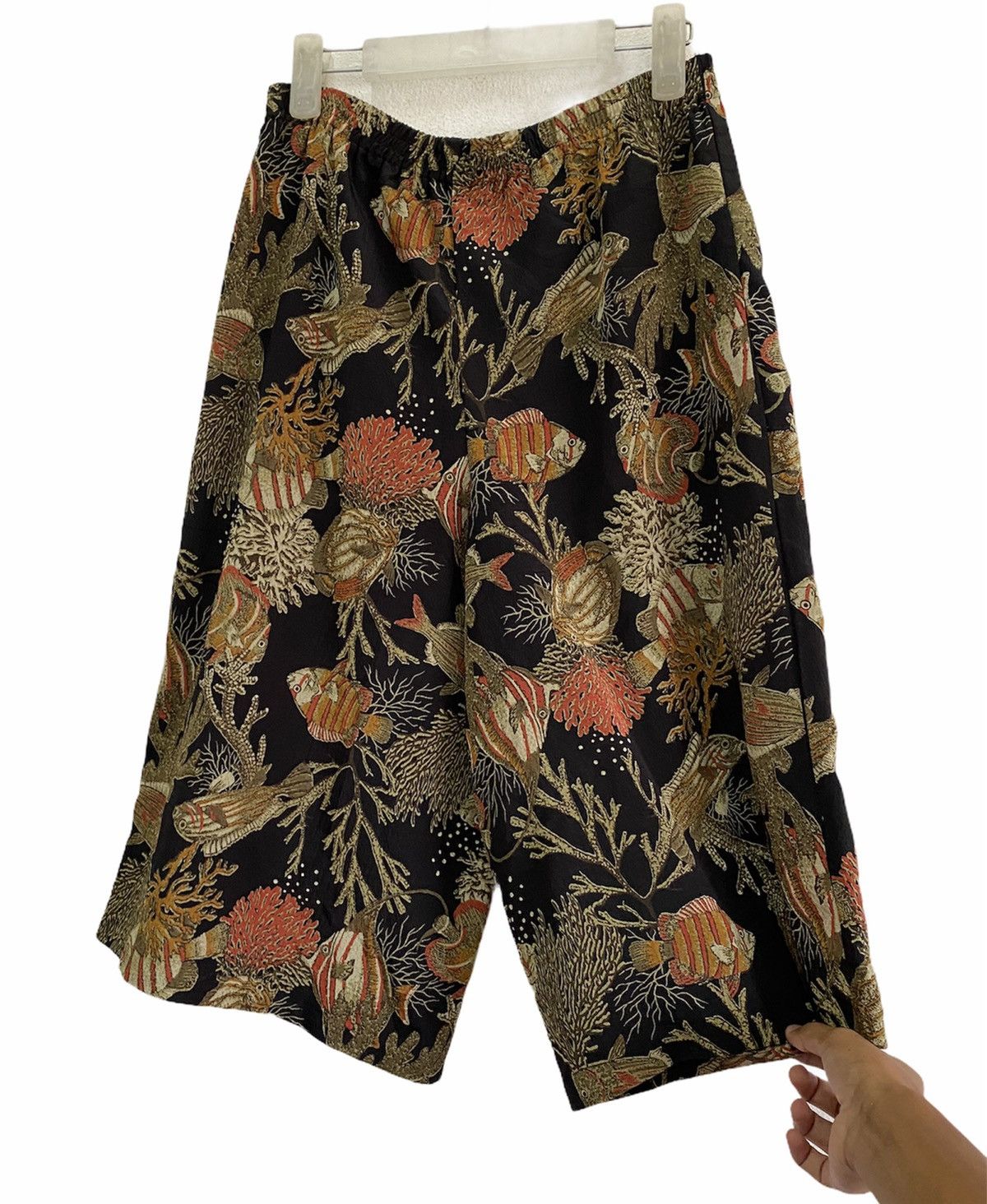 Vintage 🏖🔥Nice Design Fish Print Beach Pants Size US 30 / EU 46 - 1 Thumbnail
