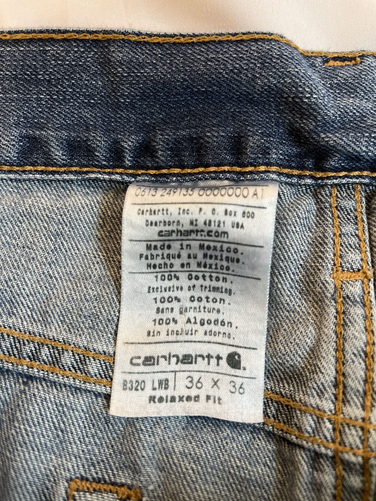 Vintage Vintage Carhartt Jeans Size US 36 / EU 52 - 5 Preview