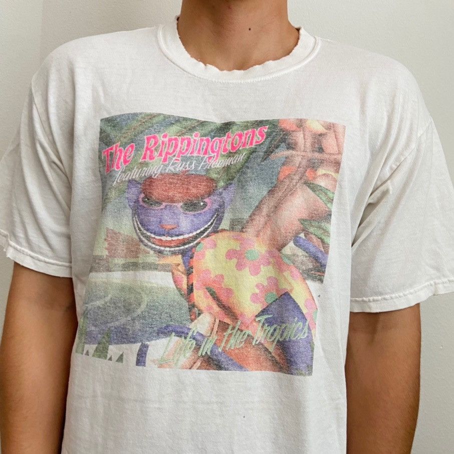 Vintage Vintage The Rippingtons Graphics White Tee Shirt | Grailed