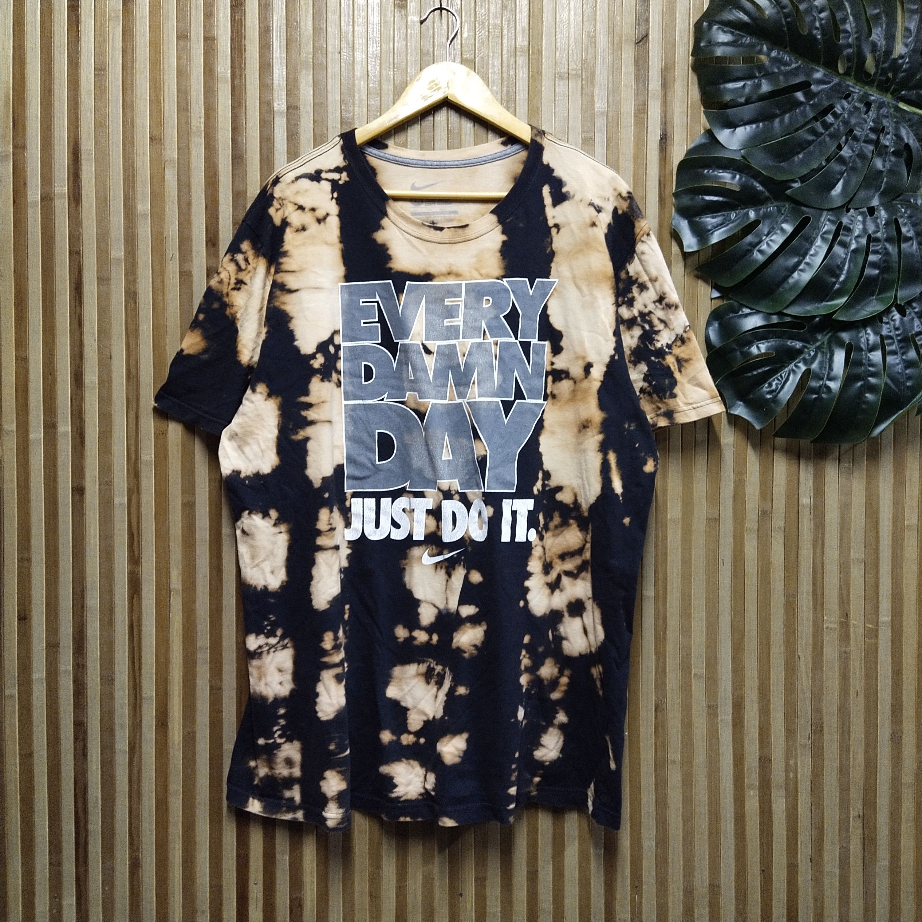 Nike Nike Custom Bleach Wash Tie Dye Tshirt Grailed