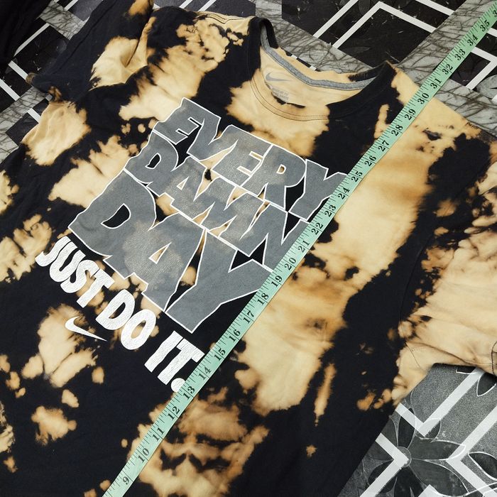 Nike Nike Custom Bleach Wash Tie Dye Tshirt Grailed