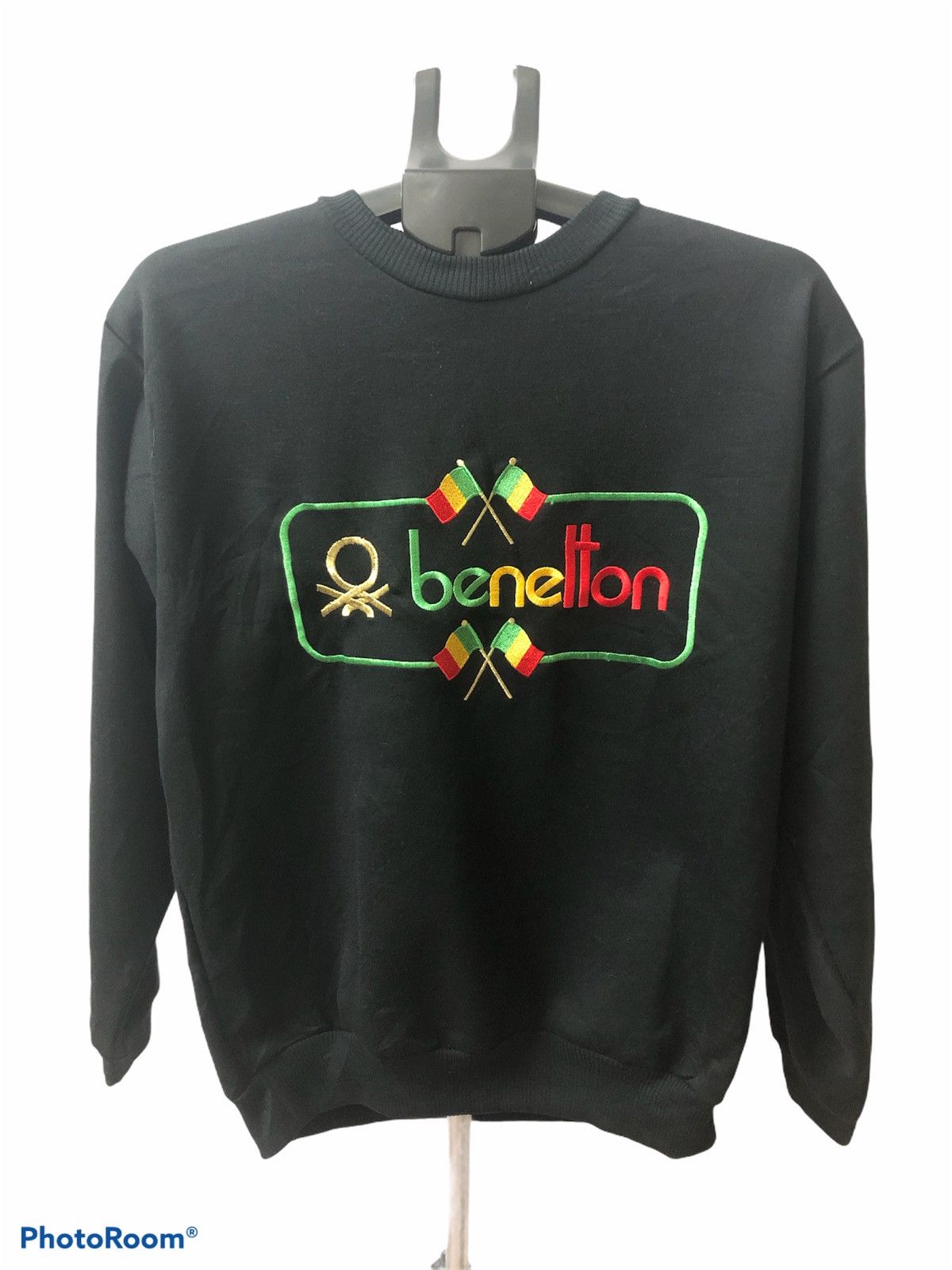 United Colors Of Benetton Ambroidery Logo Ucb Sweashirt Size US M / EU 48-50 / 2 - 3 Thumbnail