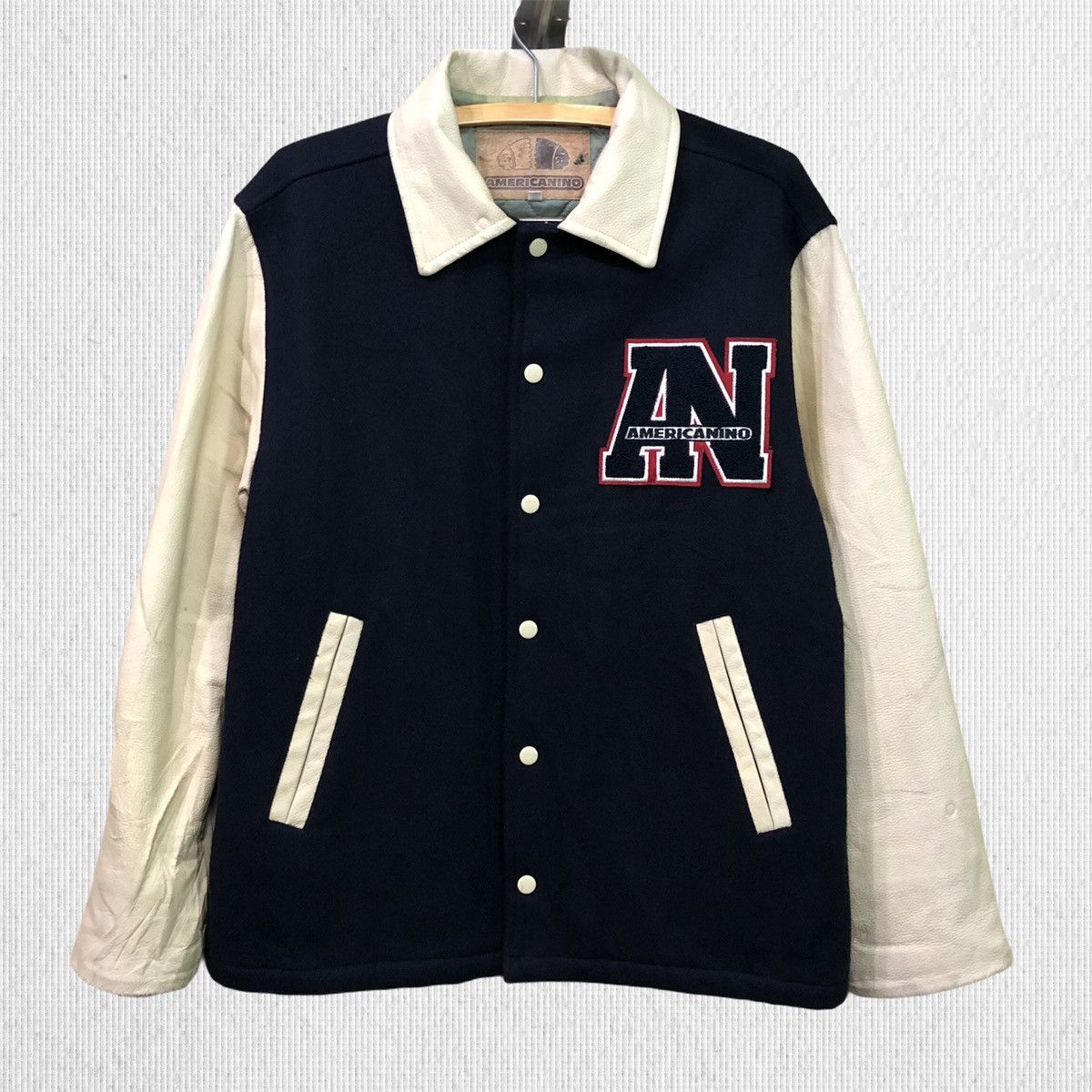 Vintage Vintage Americanino Varsity Jacket Size US M / EU 48-50 / 2 - 1 Thumbnail
