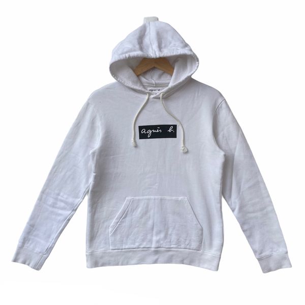 Agnes B. Agnes B. X Adam Et Rope Box Logo Spell Out Hoodie | Grailed