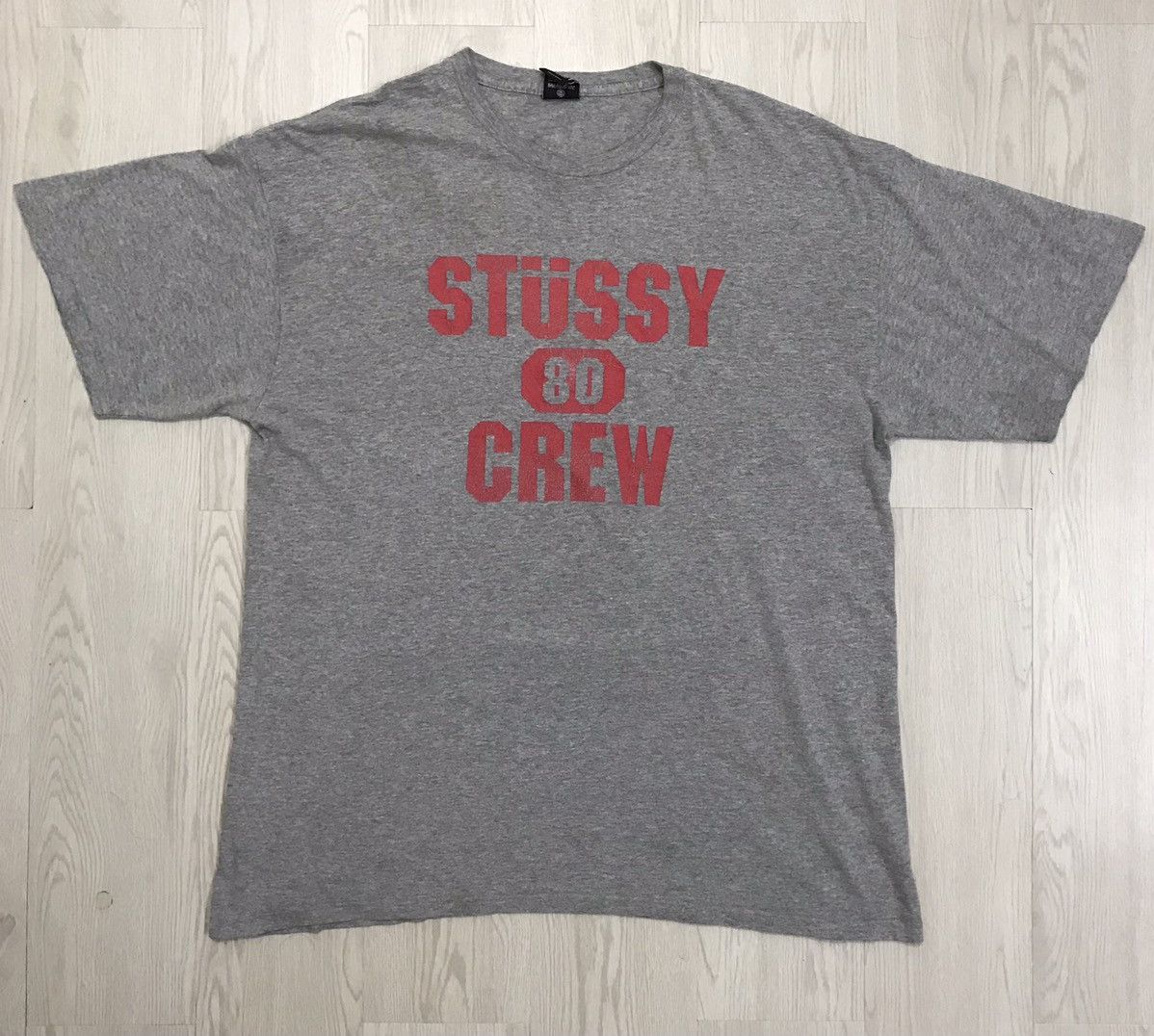 Stussy × Vintage Vintage Stussy Tee 80 Crew Size US XL / EU 56 / 4 - 1 Thumbnail